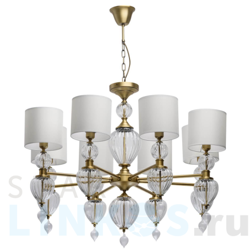 Купить с доставкой Подвесная люстра Chiaro Оделия 619011408 в Туле