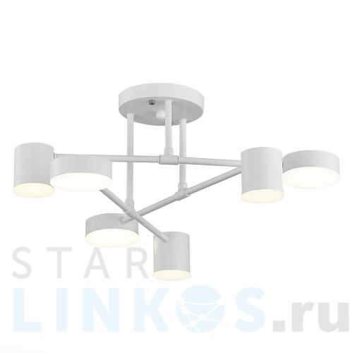 Купить Потолочная светодиодная люстра Evoluce Nobel SLE201052-06 за 16 670 руб. в Туле Купить с доставкой Потолочная светодиодная люстра Evoluce Nobel SLE201052-06 в Туле