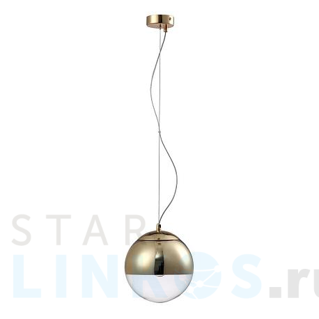 Купить Подвесной светильник Crystal Lux Helado SP1 D200 Gold за 5 600 руб. в Туле фото 2 Купить с доставкой Подвесной светильник Crystal Lux Helado SP1 D200 Gold в Туле фото 2