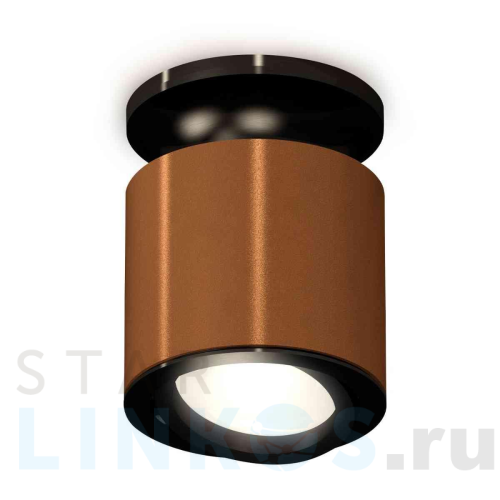 Купить с доставкой Комплект накладного светильника Ambrella light Techno Spot XS7404100 SCF/PBK кофе песок/черный полированный (N7926, C7404, N7002) в Туле