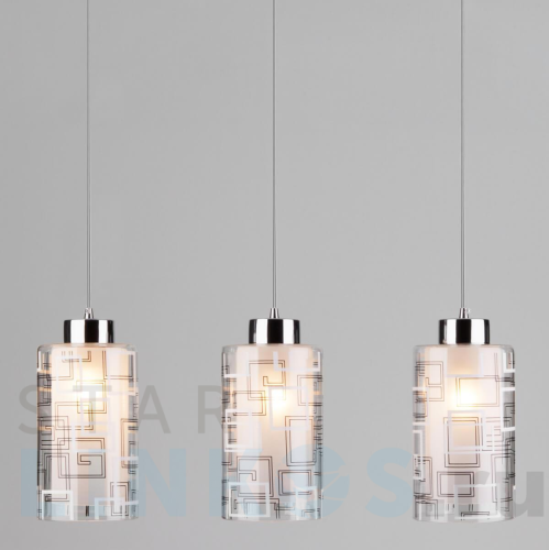 Купить Подвесной светильник Eurosvet 50002/3 хром за 8 330 руб. в Туле Купить с доставкой Подвесной светильник Eurosvet 50002/3 хром в Туле