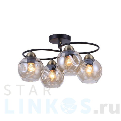 Купить Потолочная люстра Omnilux Carini OML-95007-04 за 7 880 руб. в Туле Купить с доставкой Потолочная люстра Omnilux Carini OML-95007-04 в Туле