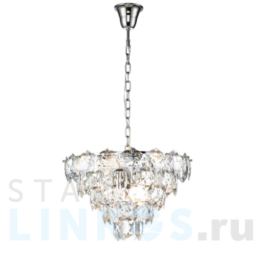 Купить Подвесная люстра Indigo Fiaba 12010/11P Chrome V000050 за 57 220 руб. в Туле Купить с доставкой Подвесная люстра Indigo Fiaba 12010/11P Chrome V000050 в Туле