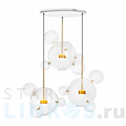 Купить с доставкой Подвесная светодиодная люстра Loft IT Bolle 2027-D3 в Туле