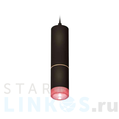 Купить с доставкой Комплект подвесного светильника Ambrella light Techno Spot XP6313030 SBK/PI черный песок/розовый (A2302, C6343, A2063, C6313, N6152) в Туле