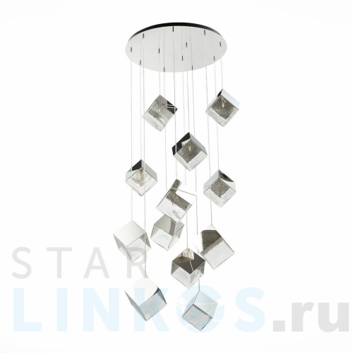 Купить Подвесная люстра ST Luce Riello SL1182.103.12 за 105 200 руб. в Туле Купить с доставкой Подвесная люстра ST Luce Riello SL1182.103.12 в Туле