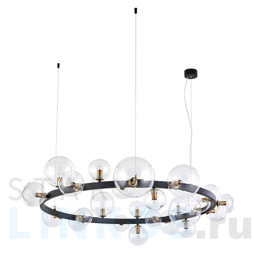 Купить с доставкой Подвесная люстра Arte Lamp Vincent A7790SP-24BK в Туле