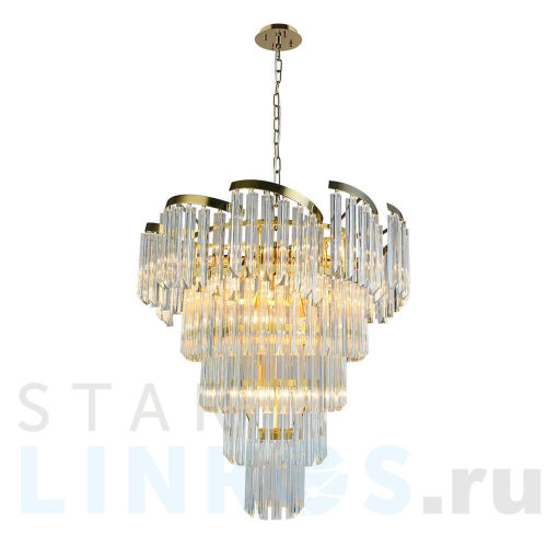 Купить Подвесная люстра Lumien Hall Гарленда LH0042/18P-GDCG за 81 340 руб. в Туле Купить с доставкой Подвесная люстра Lumien Hall Гарленда LH0042/18P-GDCG в Туле