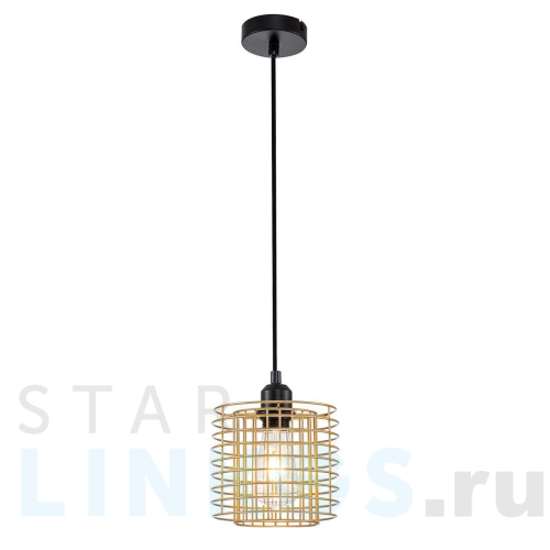 Купить Подвесной светильник Escada Grid 10190/1S Gold за 4 430 руб. в Туле Купить с доставкой Подвесной светильник Escada Grid 10190/1S Gold в Туле