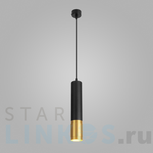 Купить Подвесной светильник Eurosvet Tony DLN108 GU10 черный/золото за 2 970 руб. в Туле Купить с доставкой Подвесной светильник Eurosvet Tony DLN108 GU10 черный/золото в Туле