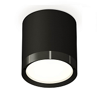 Купить Комплект накладного светильника Ambrella light XS8142002 SBK/PBK черный песок/черный полированный GX53 (C8142, N8113) в Туле
