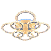 Купить Потолочная светодиодная люстра Profit Light 8027/4+4 WHT в Туле