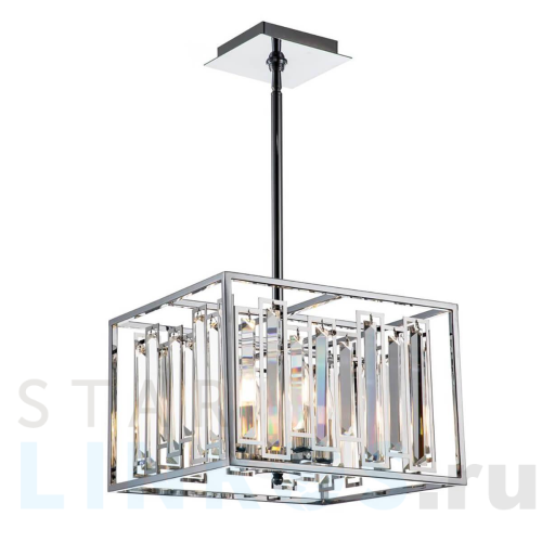 Купить Подвесная люстра Indigo Valzer 12001/4R Chrome V000063 за 17 280 руб. в Туле Купить с доставкой Подвесная люстра Indigo Valzer 12001/4R Chrome V000063 в Туле