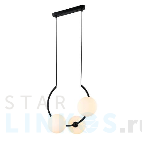 Купить Подвесная люстра Gerhort G31111/3BK WT за 6 840 руб. в Туле фото 2 Купить с доставкой Подвесная люстра Gerhort G31111/3BK WT в Туле фото 2