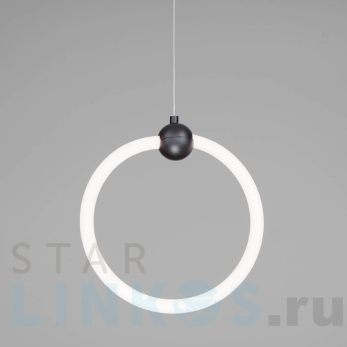 Купить Подвесной светодиодный светильник Eurosvet Rim 90166/1 черный за 16 700 руб. в Туле Купить с доставкой Подвесной светодиодный светильник Eurosvet Rim 90166/1 черный в Туле