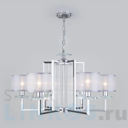 Купить с доставкой Подвесная люстра Eurosvet Fargo 60123/6 хром Smart в Туле