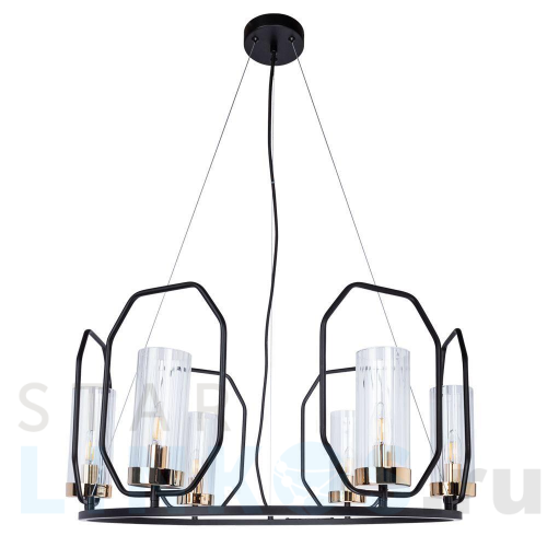 Купить Подвесная люстра Arte Lamp Celaeno A7004SP-6BK за 26 990 руб. в Туле Купить с доставкой Подвесная люстра Arte Lamp Celaeno A7004SP-6BK в Туле