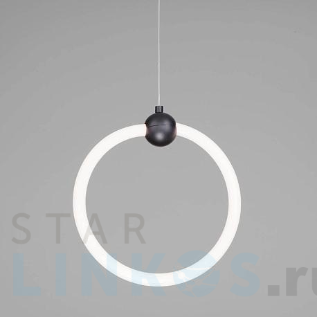 Купить Подвесной светодиодный светильник Eurosvet Rim 90166/1 черный за 16 700 руб. в Туле фото 2 Купить с доставкой Подвесной светодиодный светильник Eurosvet Rim 90166/1 черный в Туле фото 2