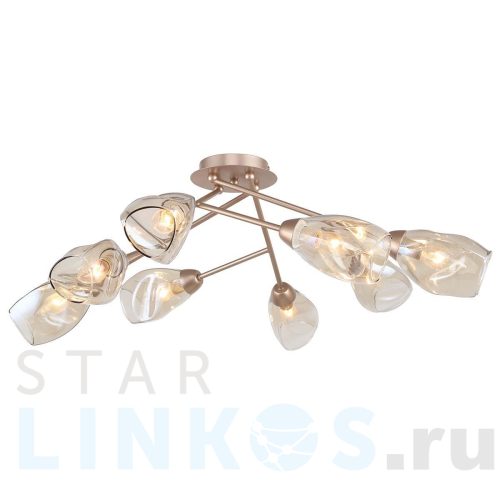 Купить Потолочная люстра Rivoli Carrie 3124-308 Б0055456 за 11 877 руб. в Туле Купить с доставкой Потолочная люстра Rivoli Carrie 3124-308 Б0055456 в Туле