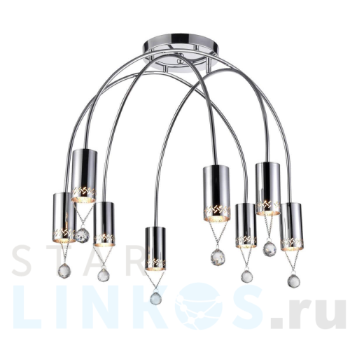 Купить Потолочная люстра Vele Luce Pioggia VL4283L08 за 11 150 руб. в Туле Купить с доставкой Потолочная люстра Vele Luce Pioggia VL4283L08 в Туле