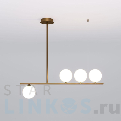 Купить Подвесная люстра Eurosvet Fredo 70136/4 латунь за 12 500 руб. в Туле Купить с доставкой Подвесная люстра Eurosvet Fredo 70136/4 латунь в Туле