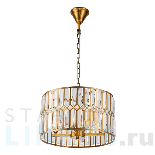 Купить с доставкой Подвесная люстра iLamp Triumph 6122-420 Brass в Туле