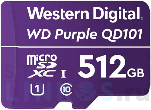 Купить с доставкой MicroSD-карта WD Purple SC QD101 WDD512G1P0C в Туле
