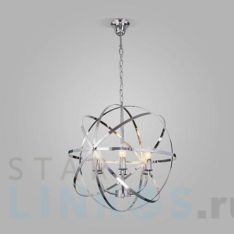 Купить Подвесная люстра Eurosvet Santi 60139/6 хром за 28 700 руб. в Туле фото 2 Купить с доставкой Подвесная люстра Eurosvet Santi 60139/6 хром в Туле фото 2