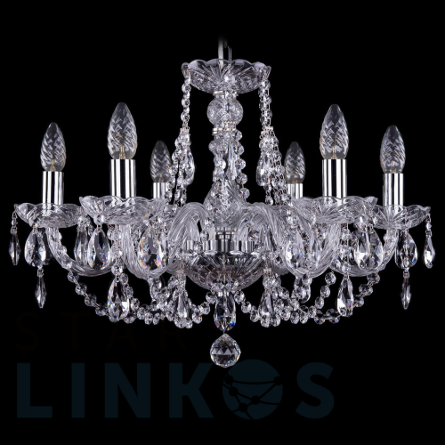 Купить Подвесная люстра Bohemia Ivele 1406/6/195 Ni за 60 838 руб. в Туле Купить с доставкой Подвесная люстра Bohemia Ivele 1406/6/195 Ni в Туле