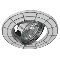 Купить Встраиваемый светильник ЭРА Штампованный ST7A CH/WH Б0036491 в Туле