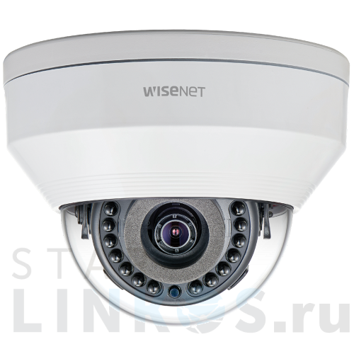 Купить с доставкой Сетевая вандалостойкая камера Wisenet LNV-6030R, WDR 120 дБ, ИК-подсветка в Туле
