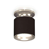 Купить Комплект накладного светильника Ambrella light Techno Spot XS7402083 SBK/PSL черный песок/серебро полированное (N7927, C7402, N7012) в Туле