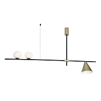 Купить Подвесная люстра Gerhort G31121/3BK+GD GD+WT в Туле