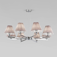 Купить Подвесная люстра Eurosvet Peony 60136/8 хром/серый в Туле