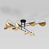 Купить Потолочная люстра Eurosvet Grazia 70148/8 черный/золото в Туле