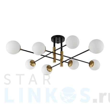 Купить Потолочная люстра Crystal Lux Fidel PL8 Black за 23 500 руб. в Туле фото 2 Купить с доставкой Потолочная люстра Crystal Lux Fidel PL8 Black в Туле фото 2