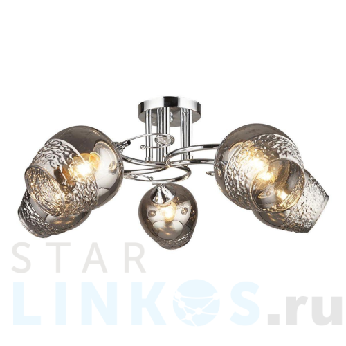 Купить Потолочная люстра IMEX MD.4014-5-S CH за 4 480 руб. в Туле Купить с доставкой Потолочная люстра IMEX MD.4014-5-S CH в Туле