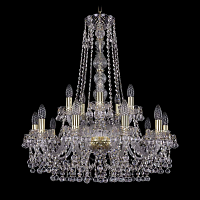 Купить Подвесная люстра Bohemia Ivele 1409/10+5/240/h-77 G в Туле