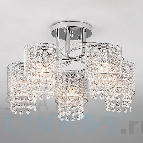 Купить Потолочный светильник Eurosvet 30137/5 хром за 9 050 руб. в Туле фото 2 Купить с доставкой Потолочный светильник Eurosvet 30137/5 хром в Туле фото 2