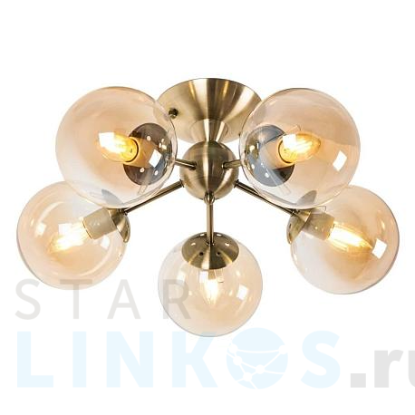 Купить Потолочная люстра MyFar Kate MR1431-5C за 7 995 руб. в Туле фото 2 Купить с доставкой Потолочная люстра MyFar Kate MR1431-5C в Туле фото 2