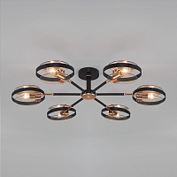 Купить Потолочная люстра Eurosvet Gallo 70121/6 черный в Туле