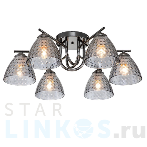 Купить Потолочная люстра Escada Adonis 659/6PL Black за 8 500 руб. в Туле Купить с доставкой Потолочная люстра Escada Adonis 659/6PL Black в Туле