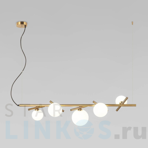 Купить Подвесная люстра Eurosvet 50382/5 латунь за 19 100 руб. в Туле Купить с доставкой Подвесная люстра Eurosvet 50382/5 латунь в Туле