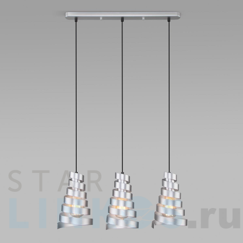 Купить Подвесной светильник Eurosvet Storm 50058/3 серебро за 12 600 руб. в Туле Купить с доставкой Подвесной светильник Eurosvet Storm 50058/3 серебро в Туле