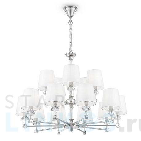 Купить Подвесная люстра Maytoni Riverside MOD018PL-15CH за 70 390 руб. в Туле фото 2 Купить с доставкой Подвесная люстра Maytoni Riverside MOD018PL-15CH в Туле фото 2