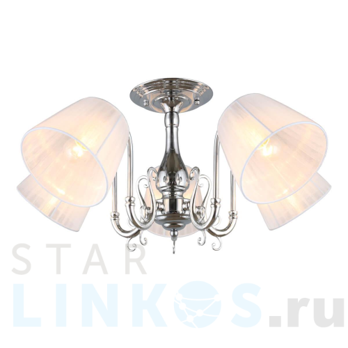 Купить Потолочная люстра Omnilux Leonessa OML-29127-05 за 6 040 руб. в Туле Купить с доставкой Потолочная люстра Omnilux Leonessa OML-29127-05 в Туле