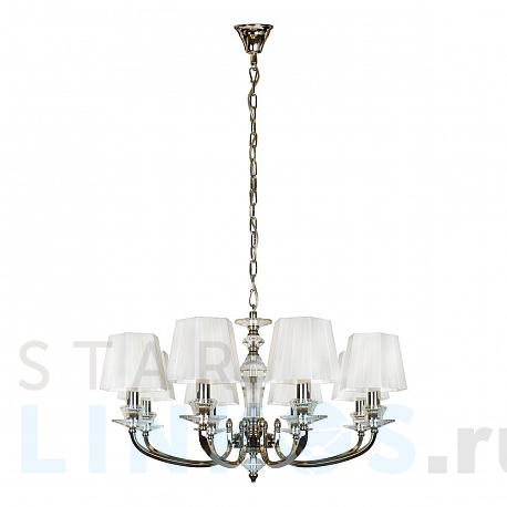 Купить Подвесная люстра iLamp Holywood P9399-8 Nic за 46 690 руб. в Туле фото 2 Купить с доставкой Подвесная люстра iLamp Holywood P9399-8 Nic в Туле фото 2