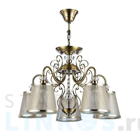 Купить Подвесная люстра Freya Driana FR2405-PL-05-BZ за 18 590 руб. в Туле фото 2 Купить с доставкой Подвесная люстра Freya Driana FR2405-PL-05-BZ в Туле фото 2