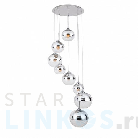 Купить Подвесная люстра Arte Lamp Wave A7760SP-8CC за 43 990 руб. в Туле фото 2 Купить с доставкой Подвесная люстра Arte Lamp Wave A7760SP-8CC в Туле фото 2