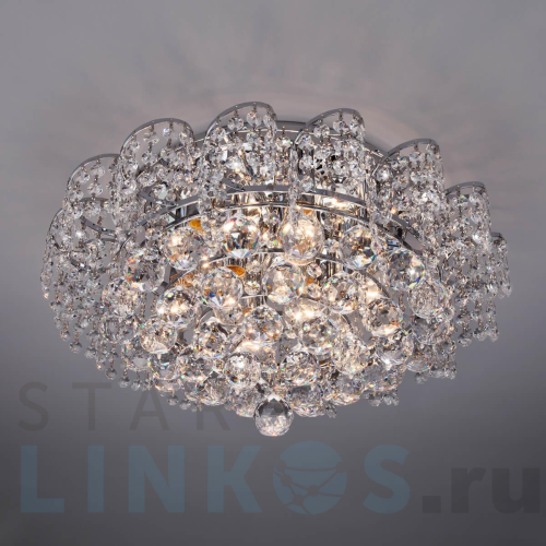 Купить Потолочная люстра Eurosvet 16017/9 хром Strotskis за 28 900 руб. в Туле Купить с доставкой Потолочная люстра Eurosvet 16017/9 хром Strotskis в Туле